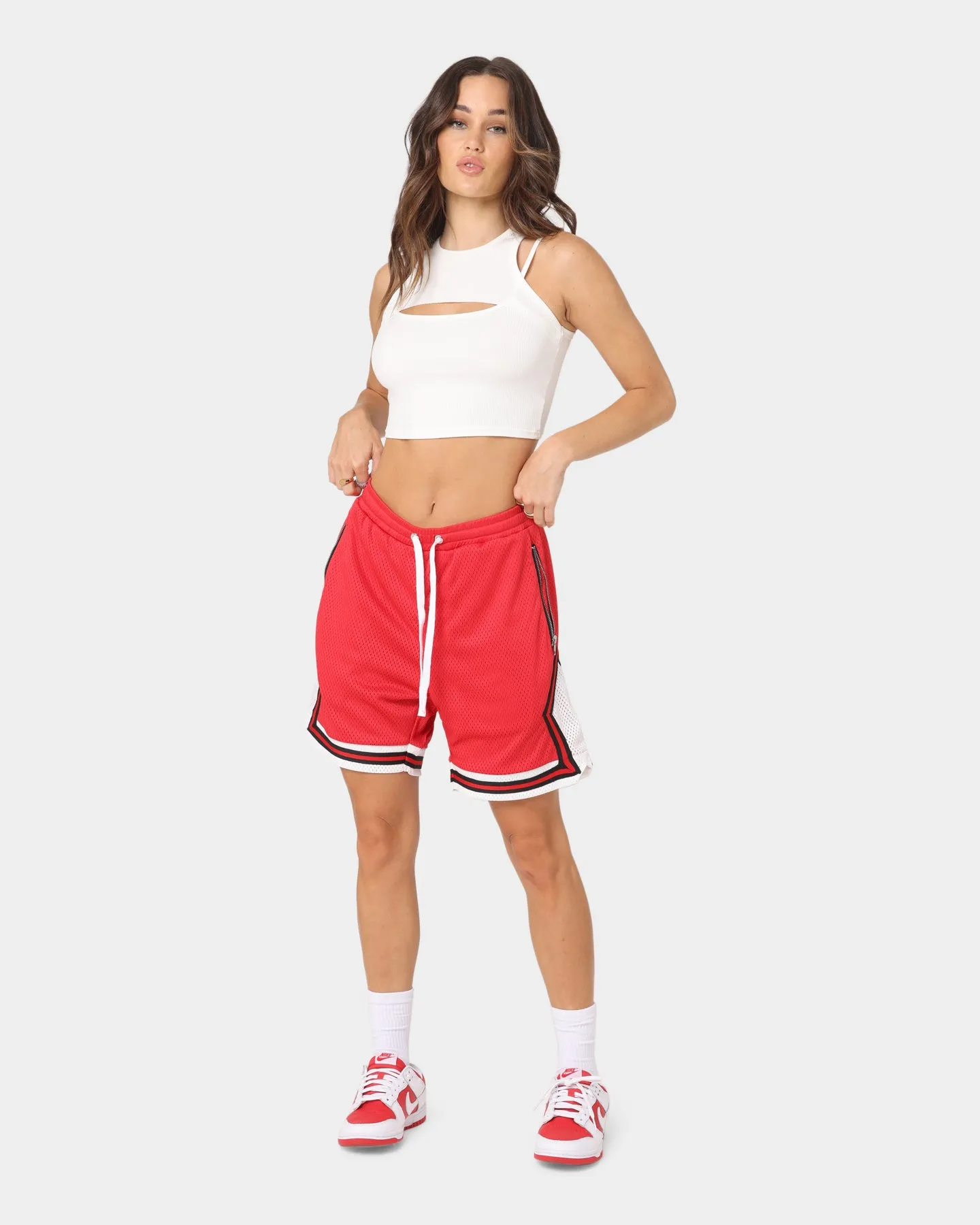 XXIII Auden Basketball Shorts Red City Mood Stain-Resistant