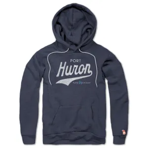 Cozy Coverage Graphic Design PURE MICHIGAN - PORT HURON SCRIPT ALL SEASON HOODIE (UNISEX)