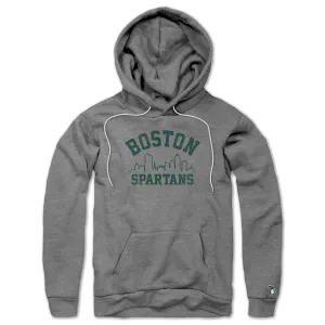 Coffee Run Relaxed Style MSU - BOSTON SPARTANS SKYLINE ALL-SEASON HOODIE (UNISEX)
