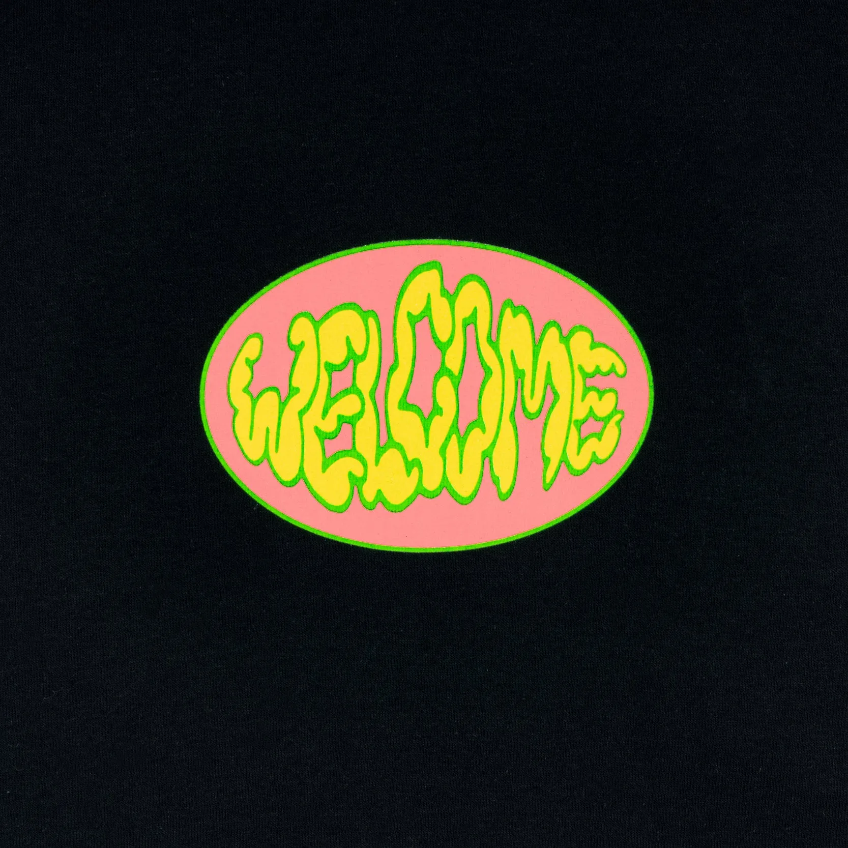 Reinforced Shoulder Stitching Fashion Must-Have Cramp Tee - Black