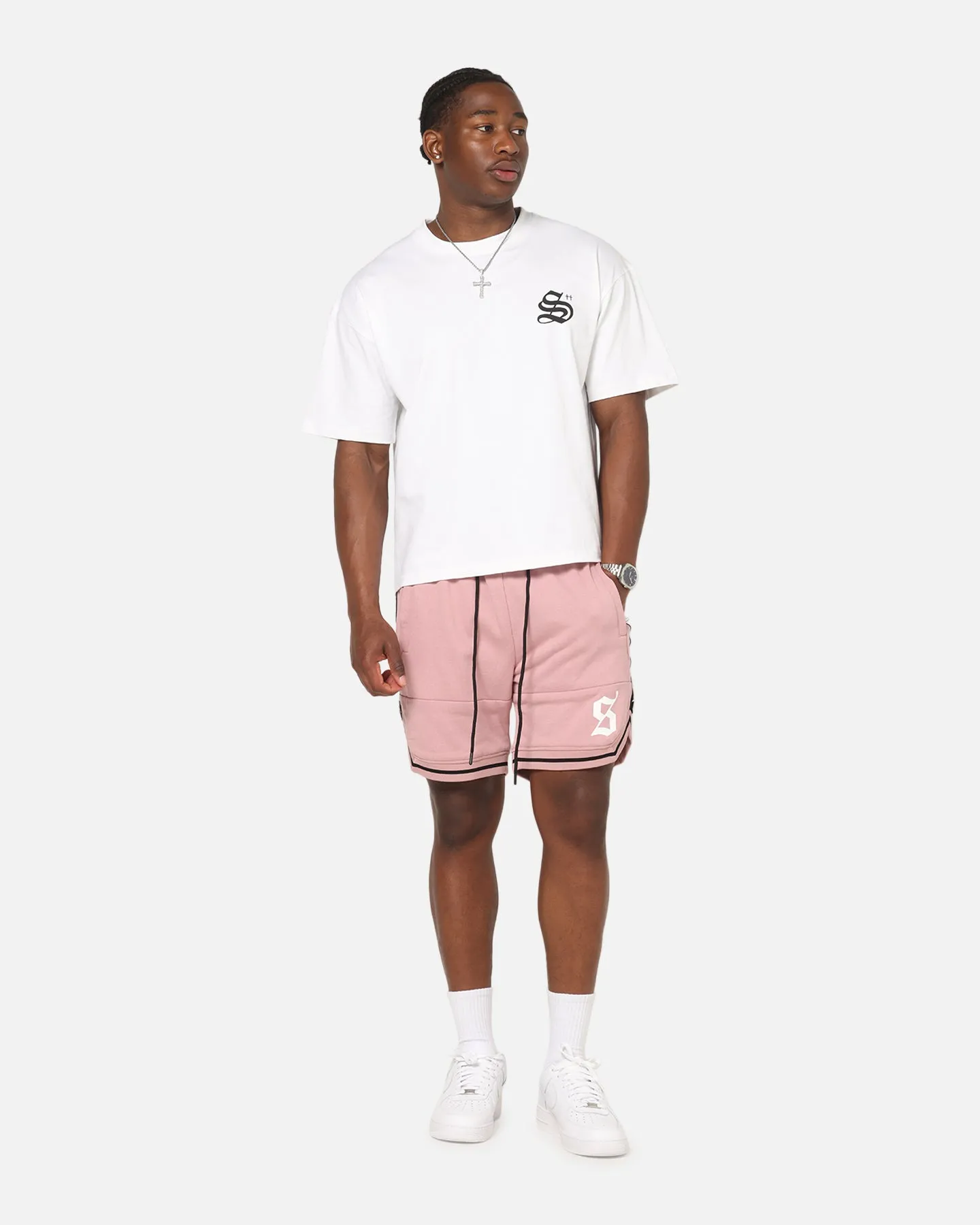 Casual Days Saint Morta Icon X Fleece Shorts Dusty Pink