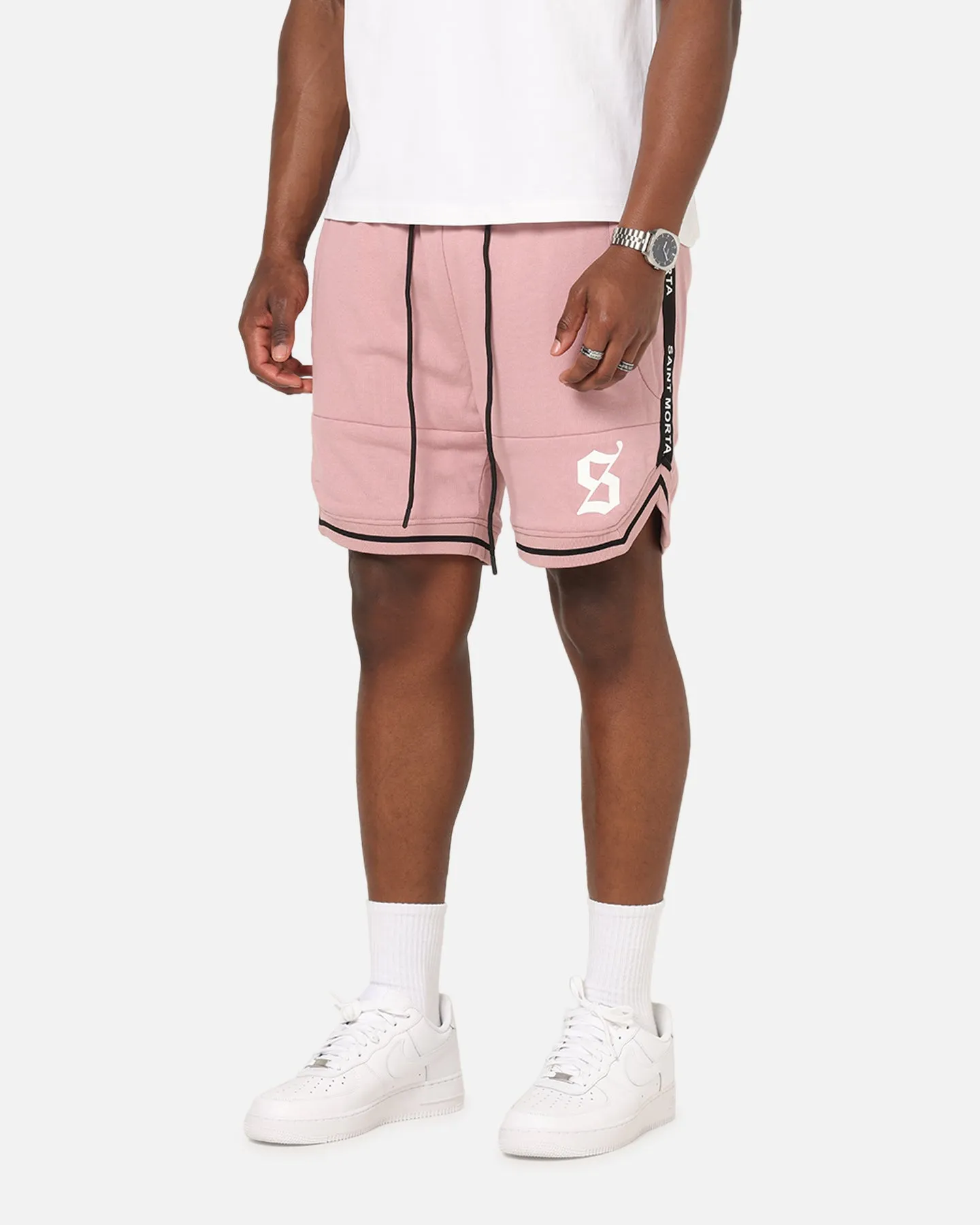 Saint Morta Icon X Fleece Shorts Dusty Pink factory work Anorak