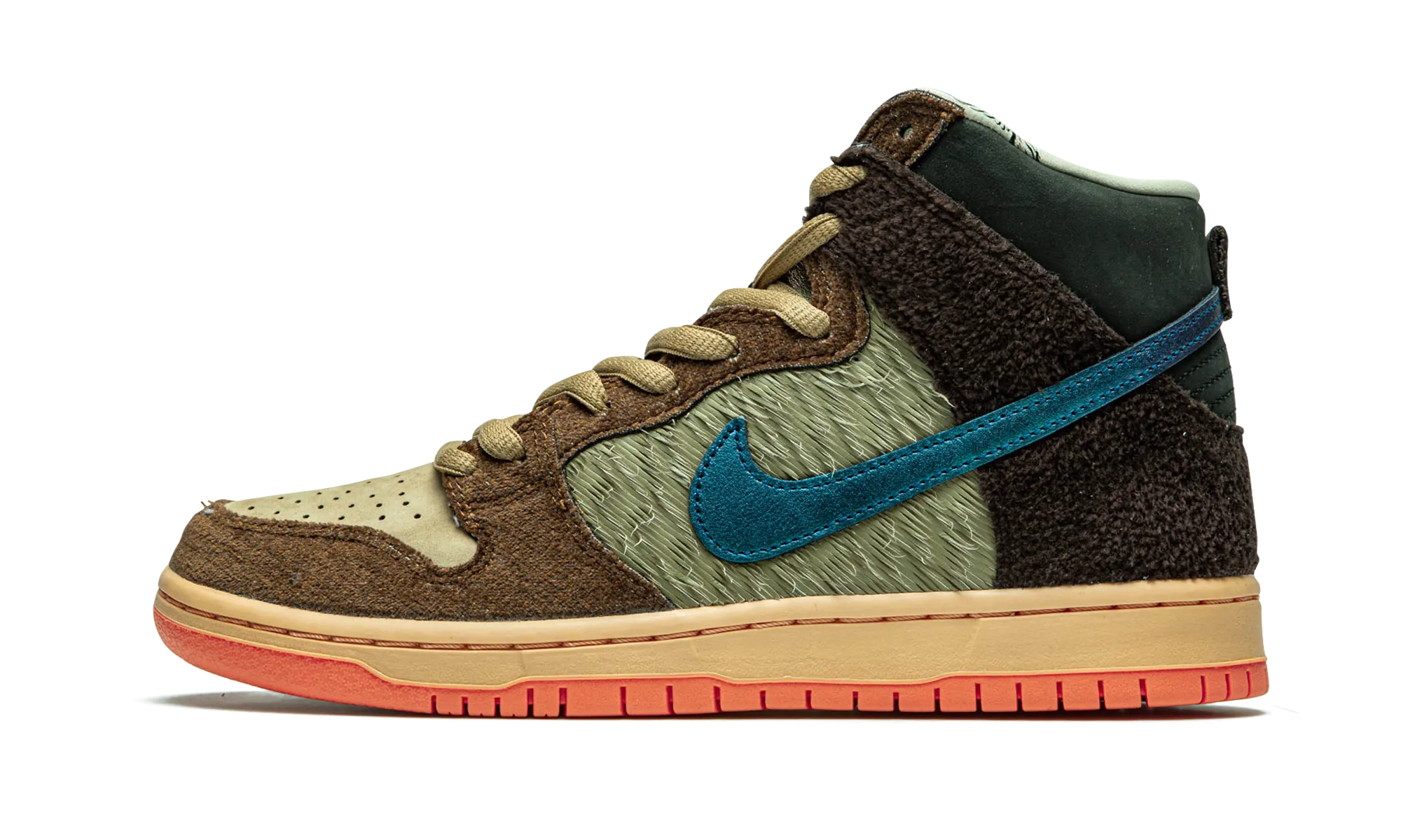 Soft Leather Chic Accent SB Dunk High "Concepts - Turdunken"