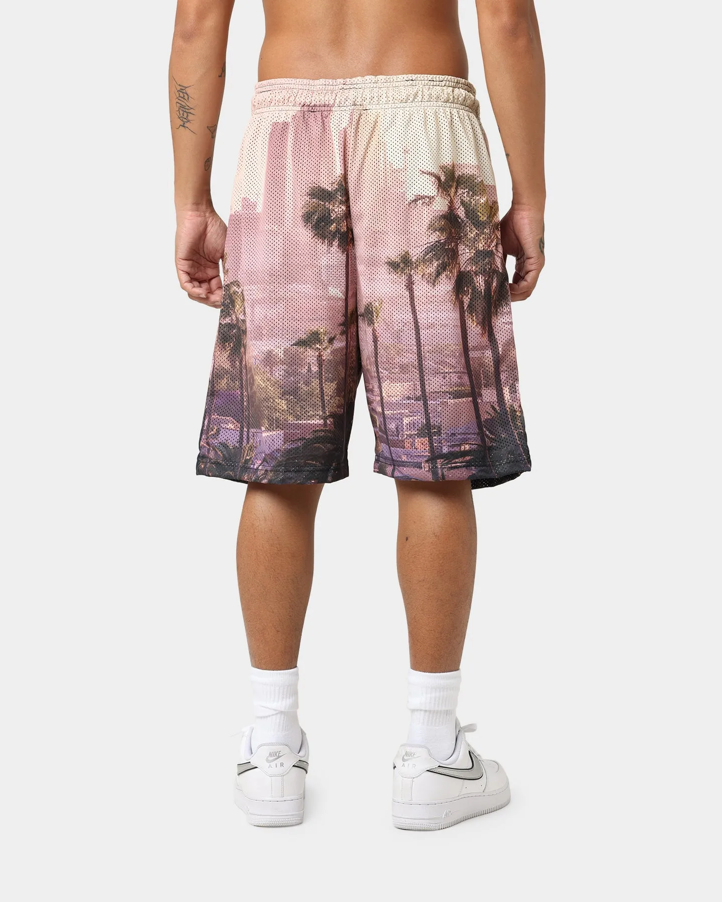 Crooks & Castles Medusa LA Mesh Shorts Multi-coloured Eco-friendly Non slip grip