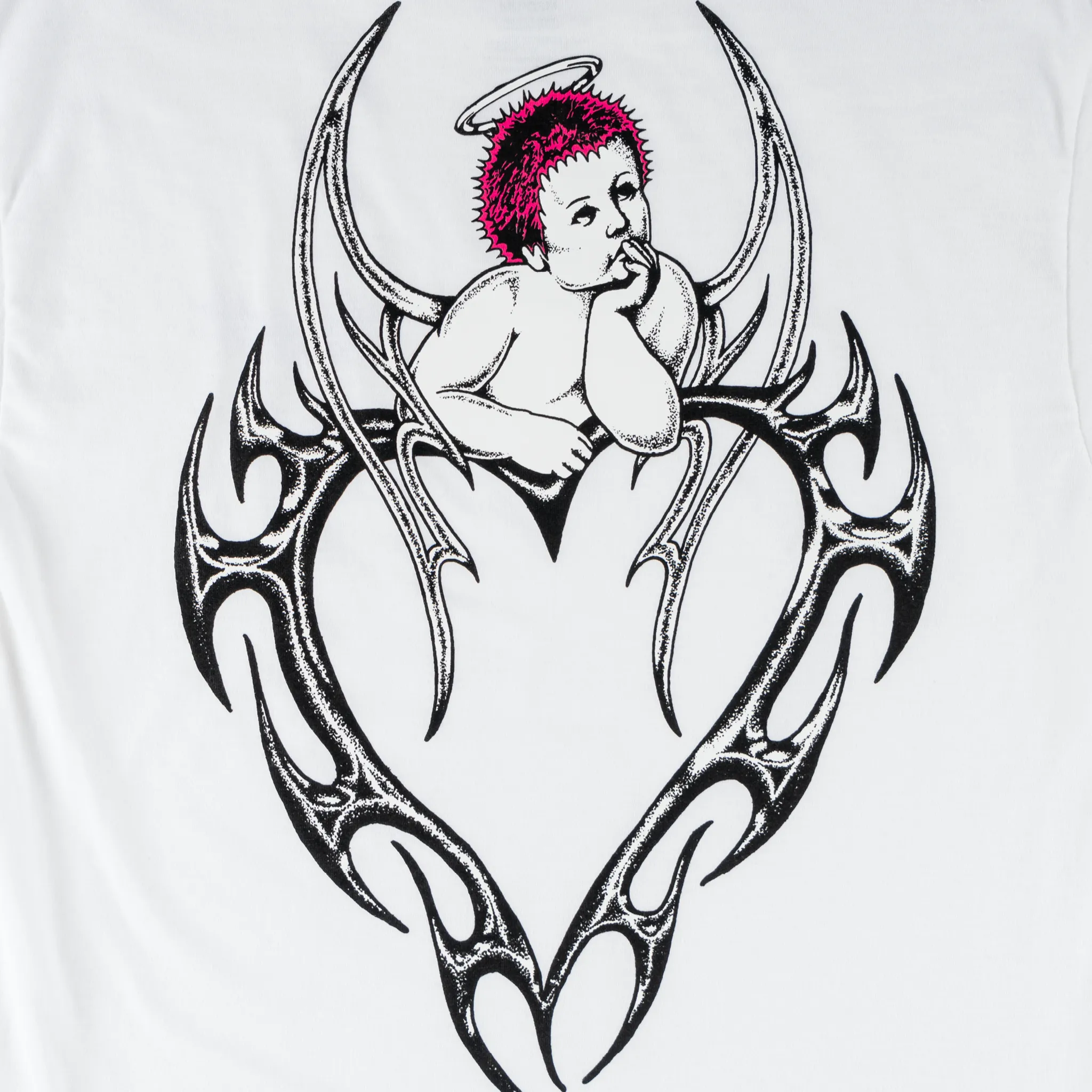 Cupid Tee - White print design