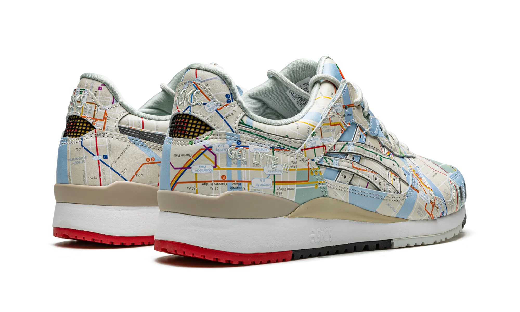 GEL LYTE III OG "ATMOS NYC SUBWAY" Joint Relief Fashionable Walk