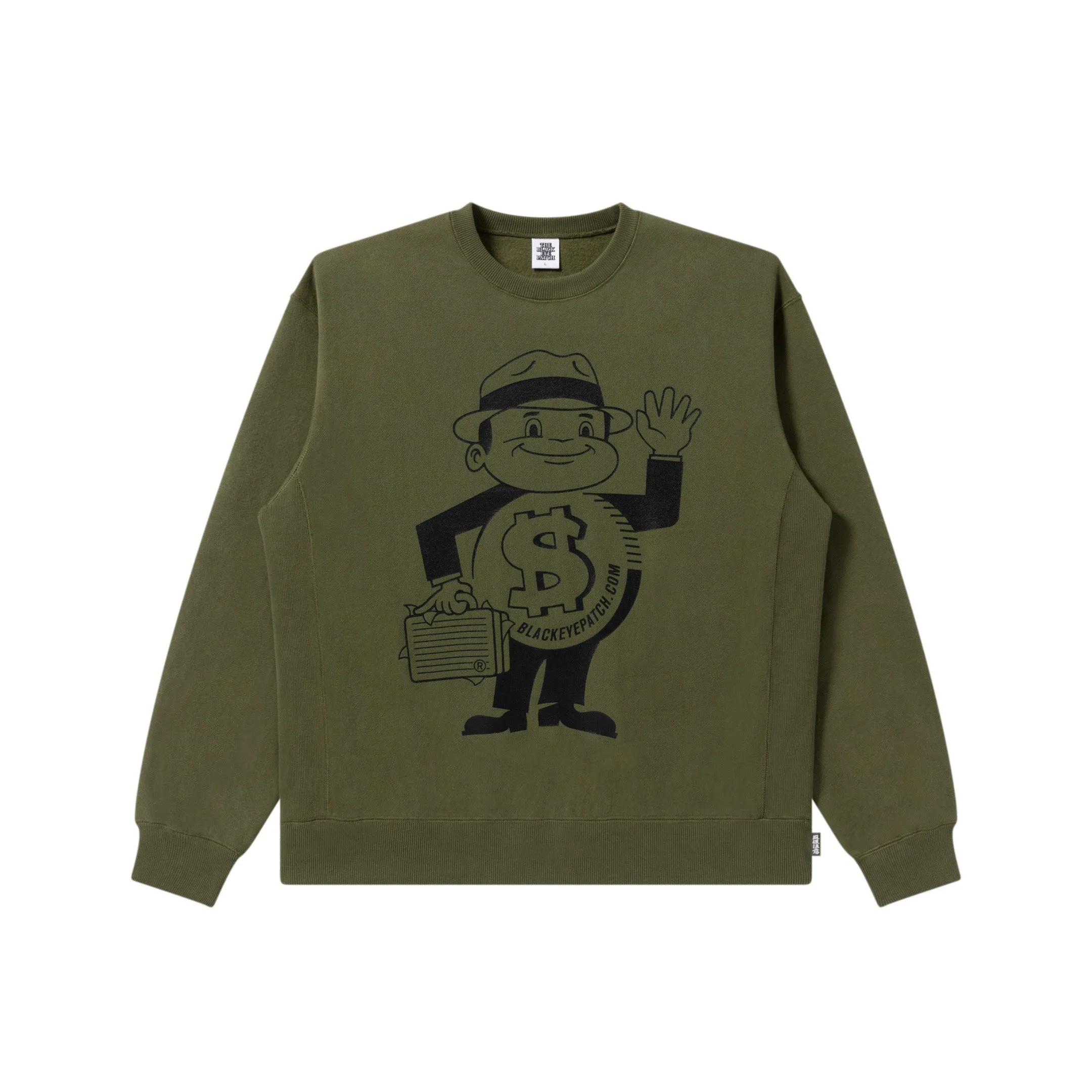 formal party DOLLARMAN CREW SWEAT OLIVE