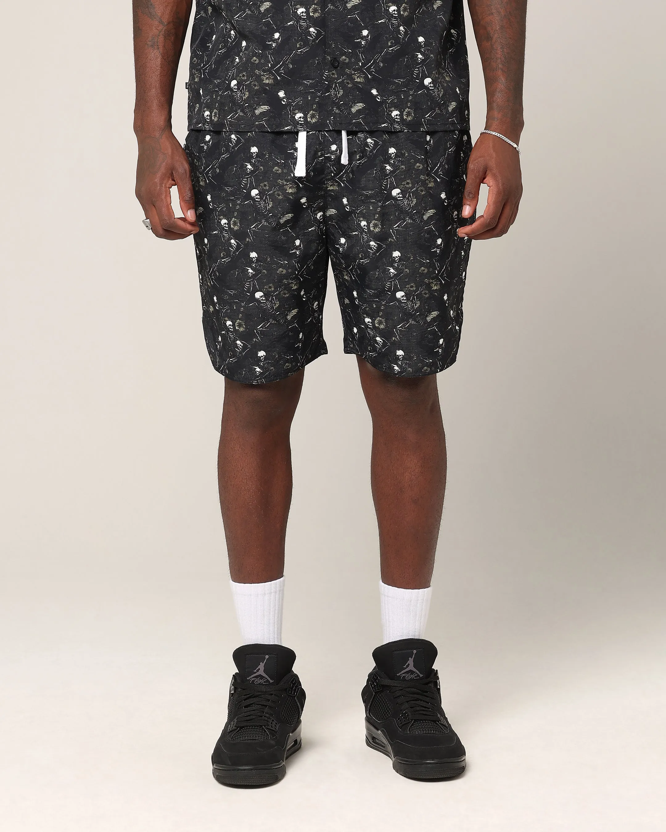 Saint Morta Netherworld Nylon Shorts Multi Chill Vibes Fit