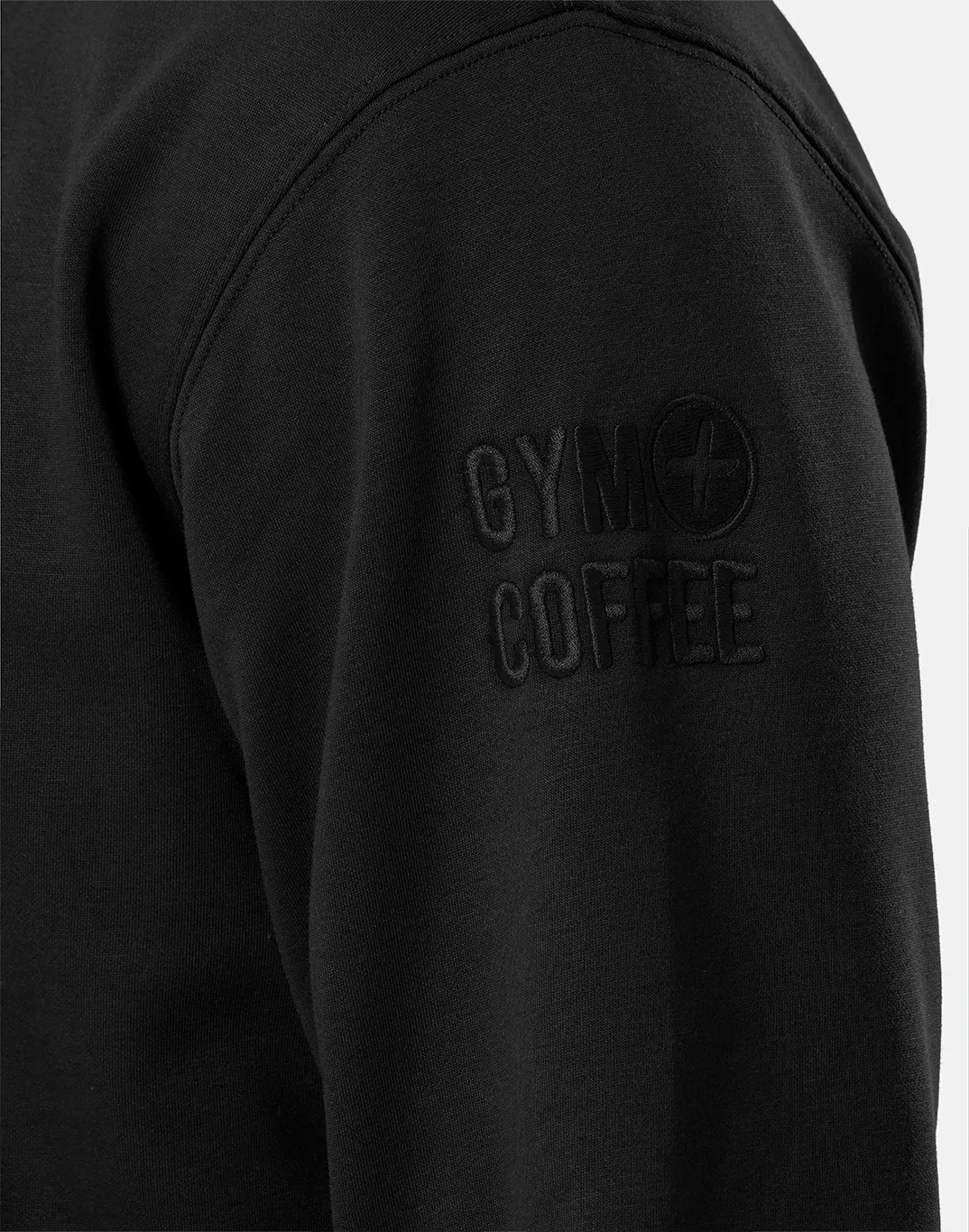 product running suitable speed Essential Minimal Clubhouse Half Zip in Black