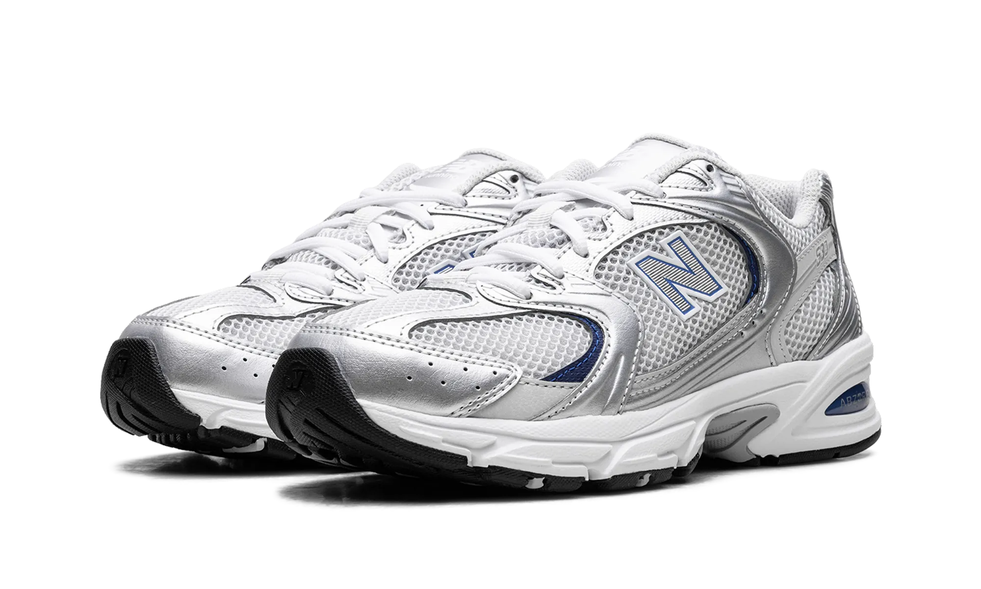 530 "Light Grey Silver Blue" workout shoes