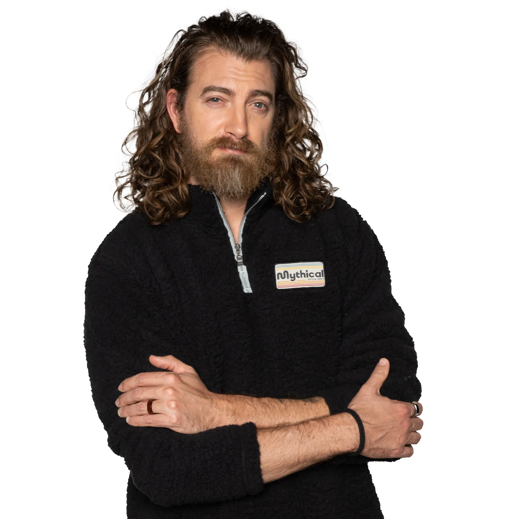 Mythical Sherpa Pullover Timeless Hoodie product tropical vibrancy