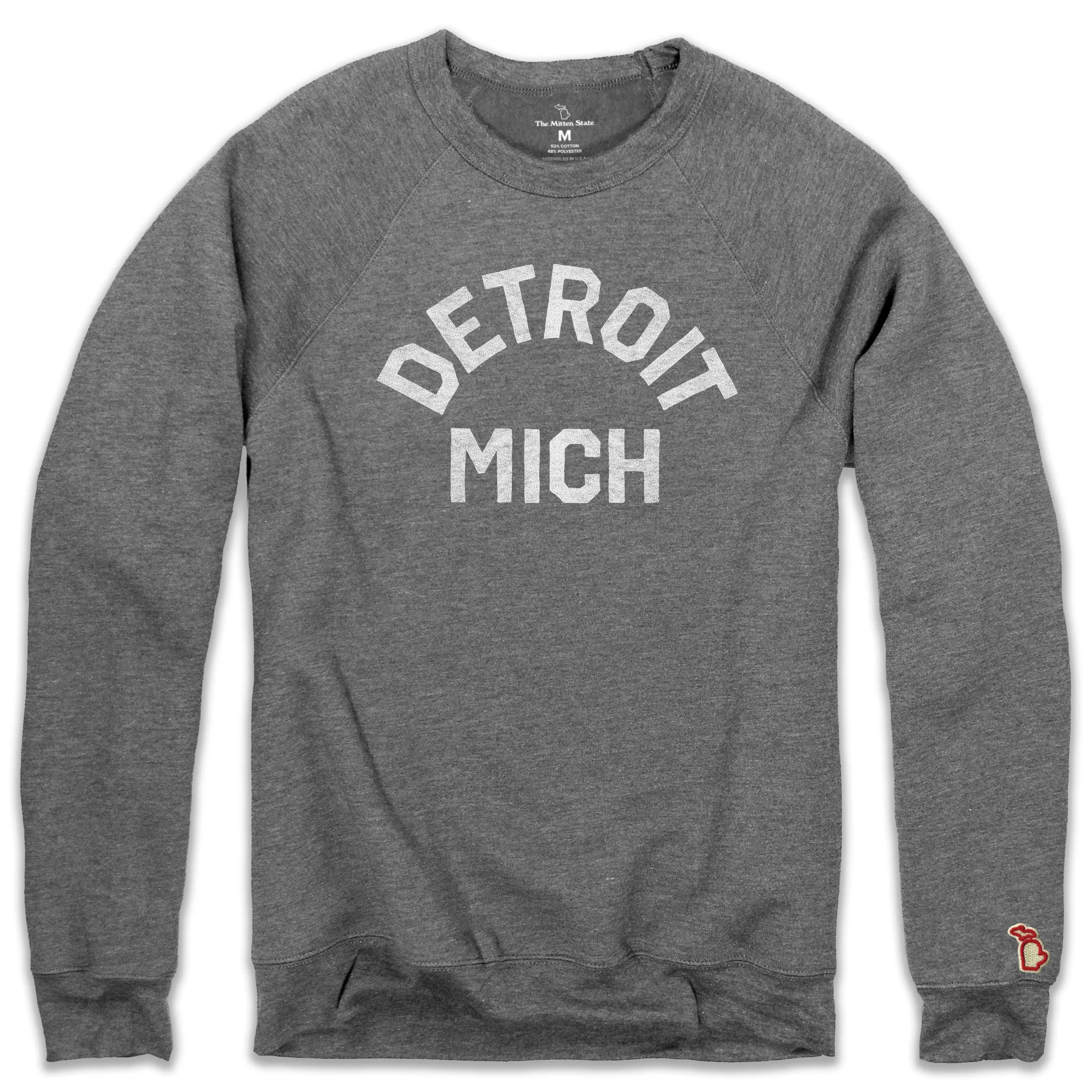 Cozy Layer product festival wearability DETROIT, MICH FLEECE SWEATSHIRT (UNISEX)