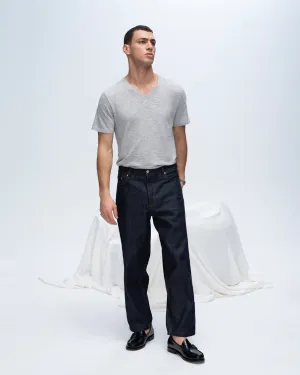 Sleeveless freedom Slub Jersey V-Neck Tee - Heather Grey