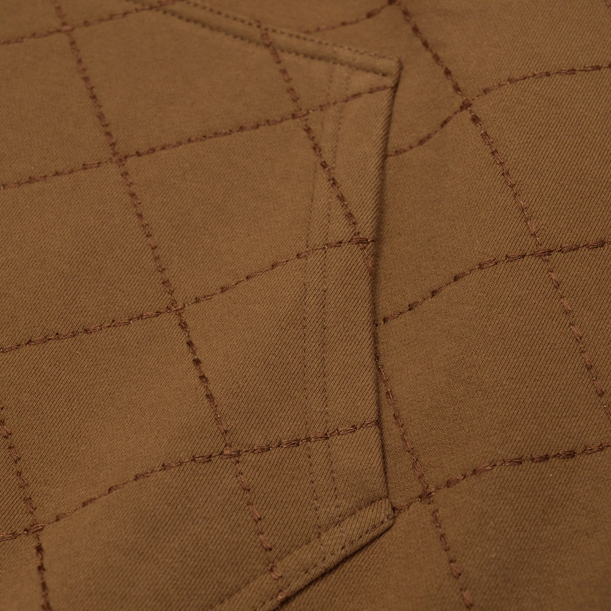 Dancer OG Diamond Stitch Hoodie - Brown Weekend Casual