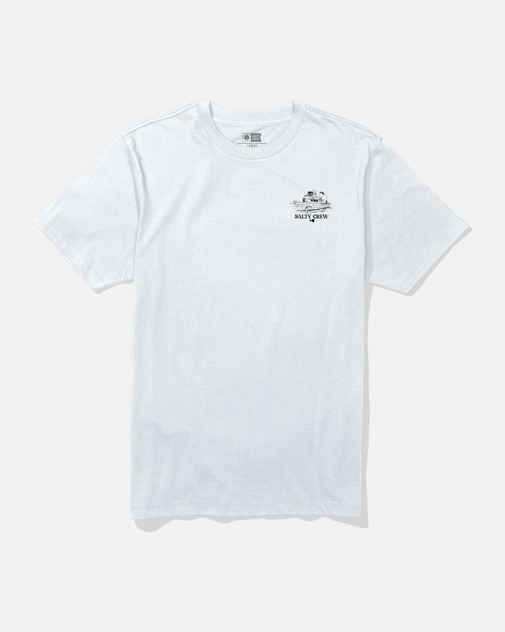 Day Charter Ss Tee - White Urban Smart Chilly Style