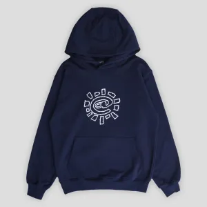 Always Do What You Should Do Scribble @Sun Hoodie - Navy Comfy Essentials