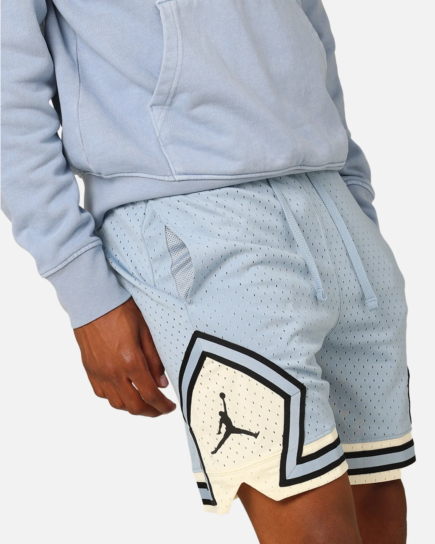 Jordan Dri-FIT Sport Diamond Shorts Blue Grey/Black QuickAdjustStraps