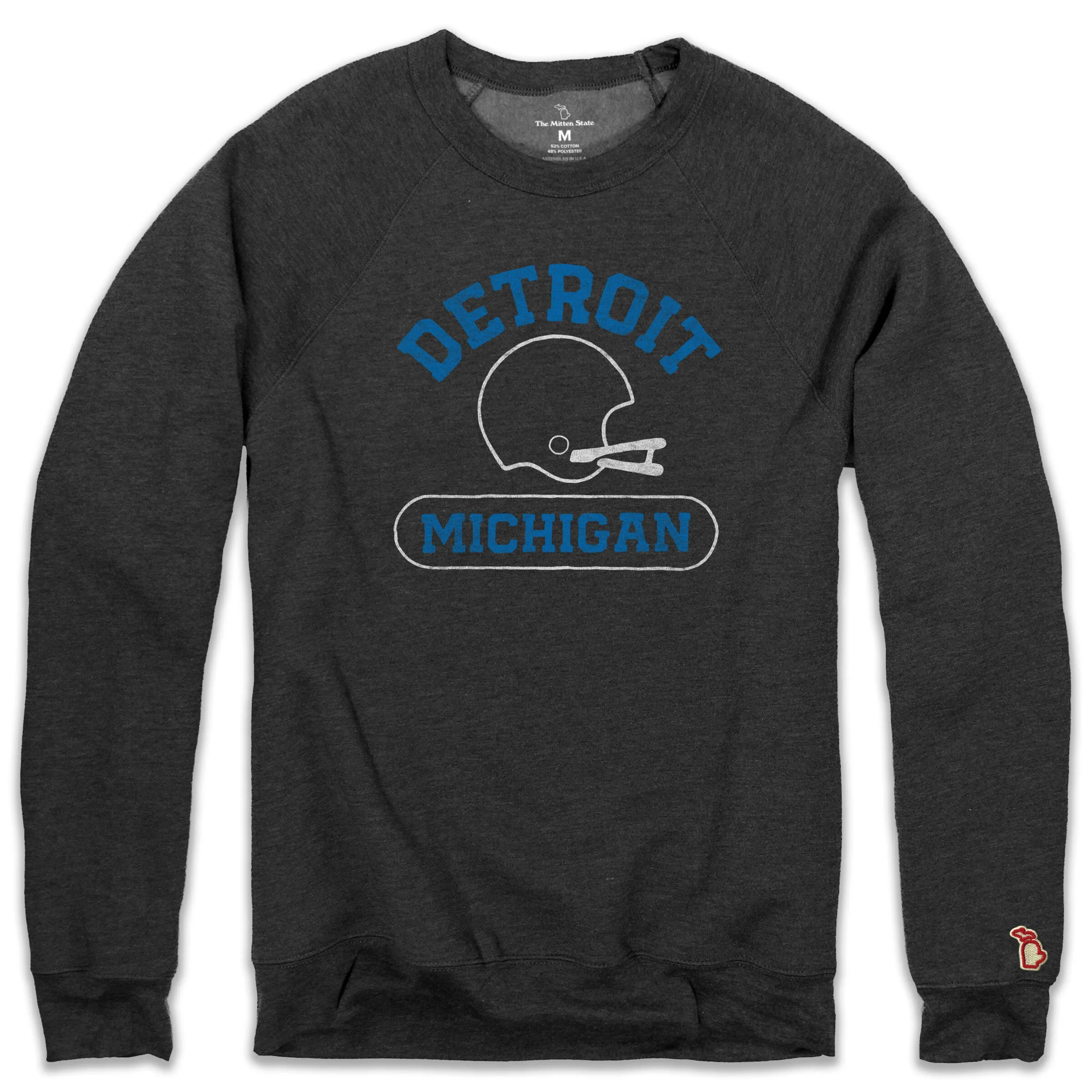 DETROIT - '85 FOOTBALL FLEECE SWEATSHIRT (UNISEX) product matte sophistication Urban Style