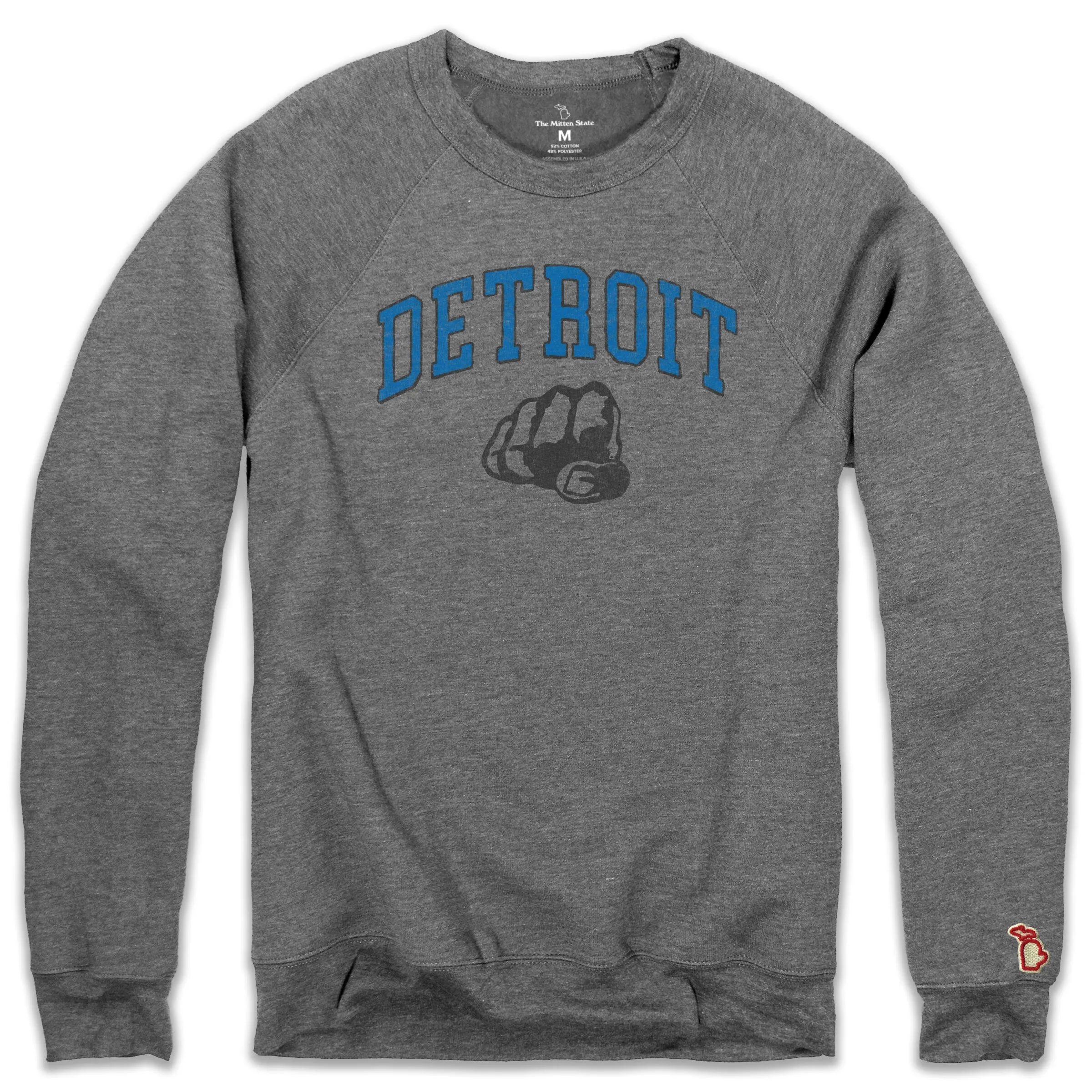 DETROIT FIST FLEECE SWEATSHIRT (UNISEX) product skiing suitable agility