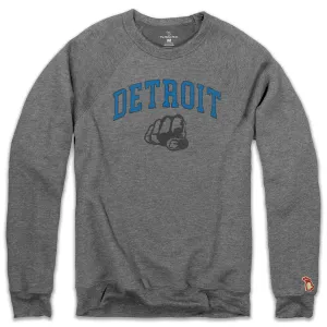 Timeless Minimal DETROIT FIST FLEECE SWEATSHIRT (UNISEX)