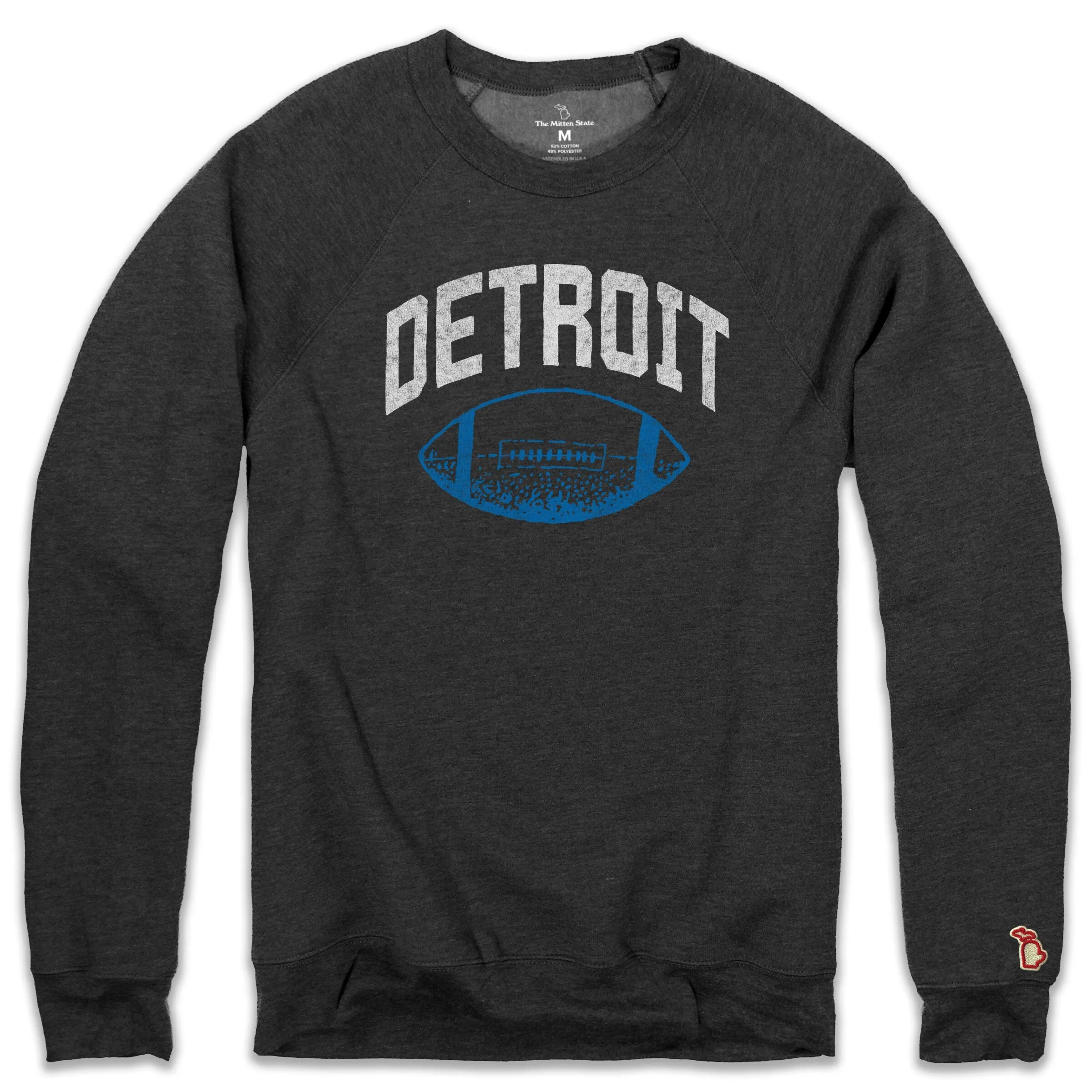DETROIT FOOTBALL FLEECE SWEATSHIRT (UNISEX) product festival wear fun