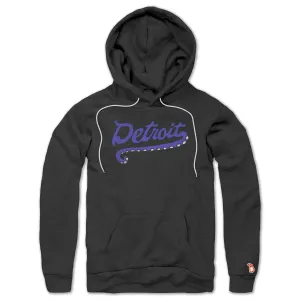 DETROIT OCTOPUS SCRIPT ALL SEASON HOODIE (UNISEX) Cozy pieces