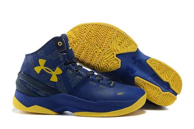 Under Armour Curry V2 Professional Basketball Shoes,High Quality Men's Sports Shoes Sneakers Size 40-46 Traction Outsole Slam Action Grip