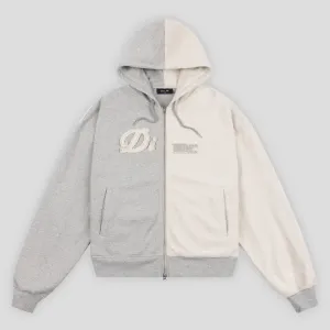 Urban Active Dime Reverse French Terry Zip Hoodie - Heather Grey