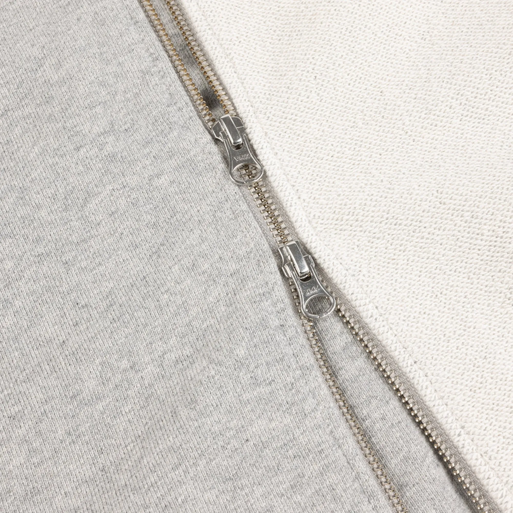 Dime Reverse French Terry Zip Hoodie - Heather Grey product fuzzy coziness