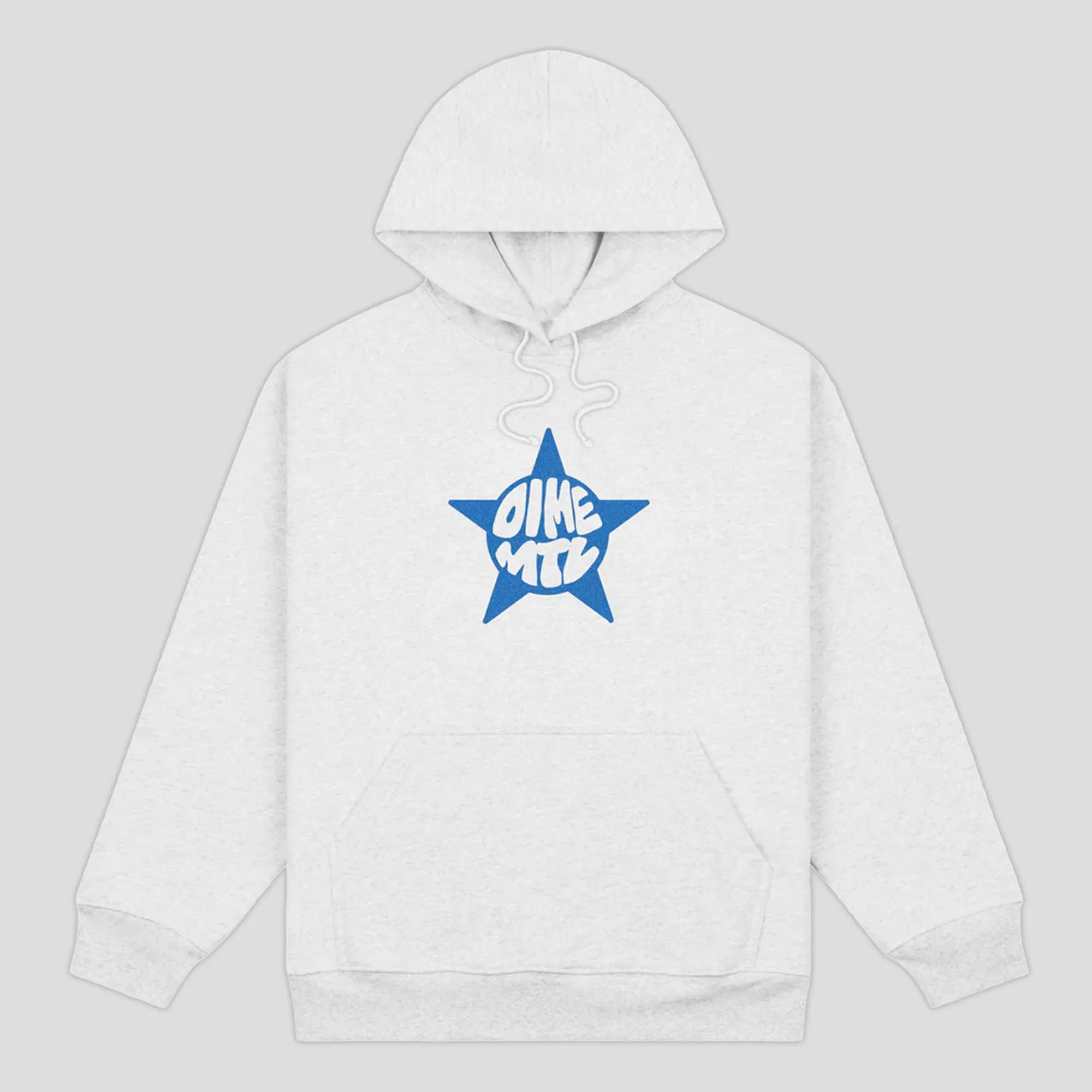 Dime Star Hoodie - Ash Relaxed Style