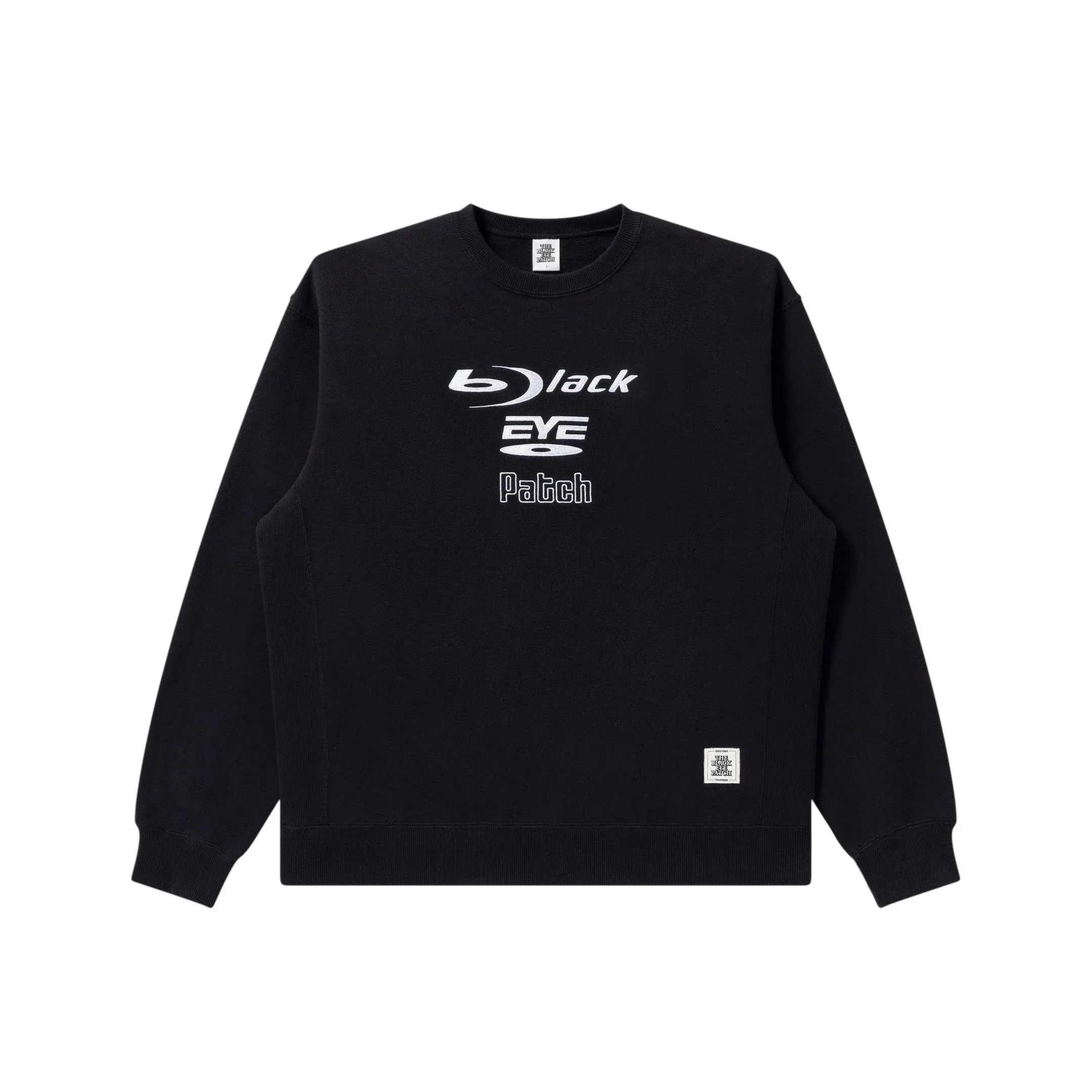 DISC MEDIA LOGO CREW SWEAT BLACK Weekend Bold City Fit
