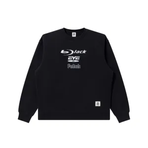 DISC MEDIA LOGO CREW SWEAT BLACK Weekend Bold City Fit