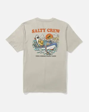 Weekend Outfit Down Time Ss Tee - Moonbeam