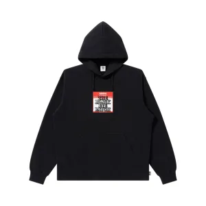 Windproof Design ring accents DO NOT REMOVE LABEL HOODIE BLACK