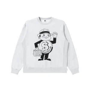 DOLLARMAN CREW SWEAT ASH Odor-resistant All-Weather Wear