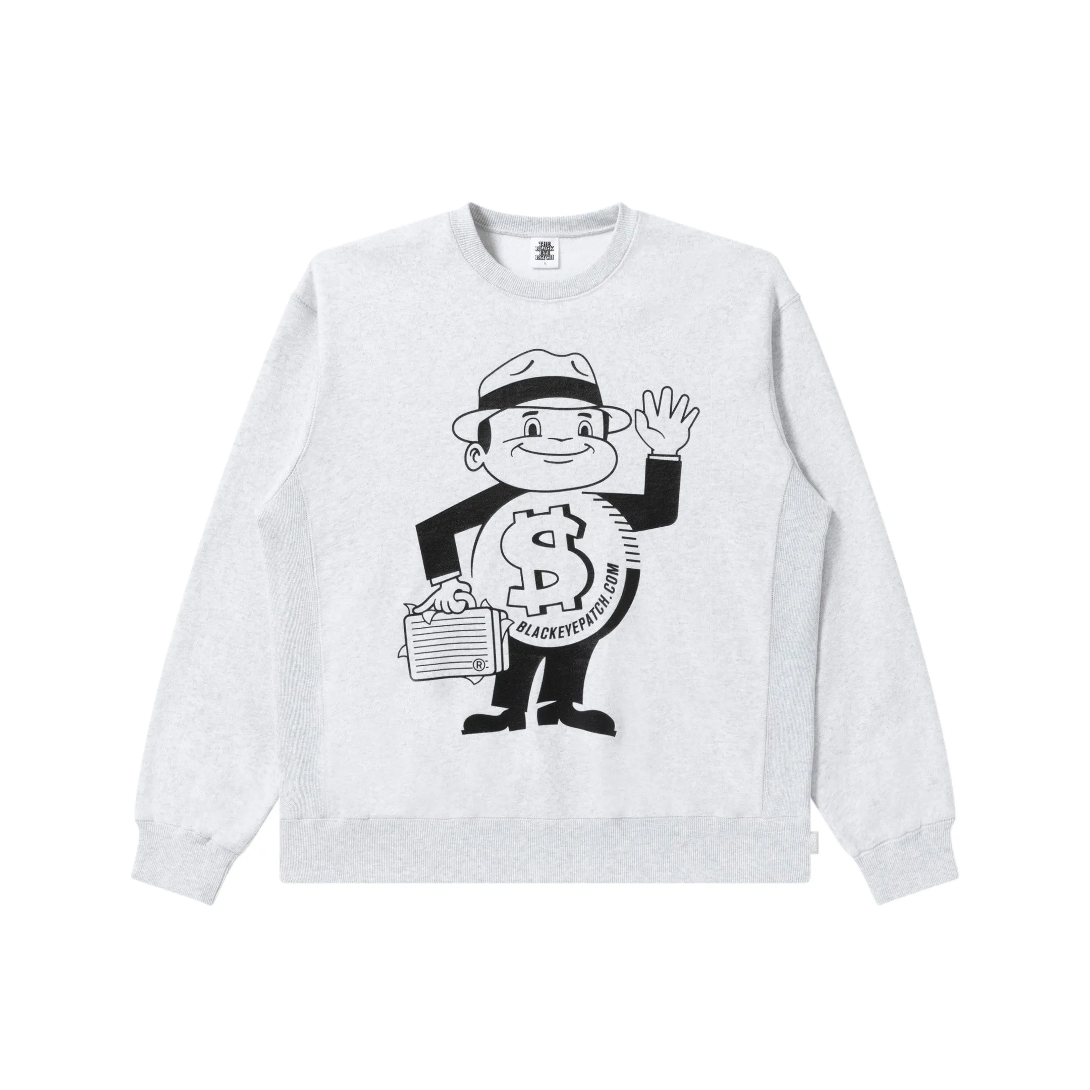 DOLLARMAN CREW SWEAT ASH Odor-resistant All-Weather Wear