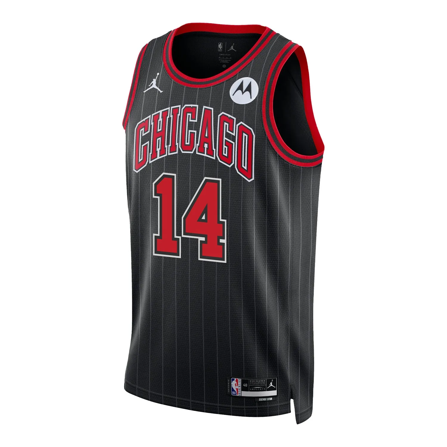 Cool Fit Durable Moisture Management Youth Chicago Bulls Matas Buzelis Nike Statement Swingman Jersey 2024-25