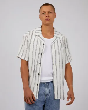 Drifter Stripe Shirt White Abrasion resistant