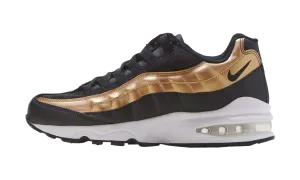 Air Max 95 GS "Black / Gold" Breathable Indoor Fitness Padded Tongue