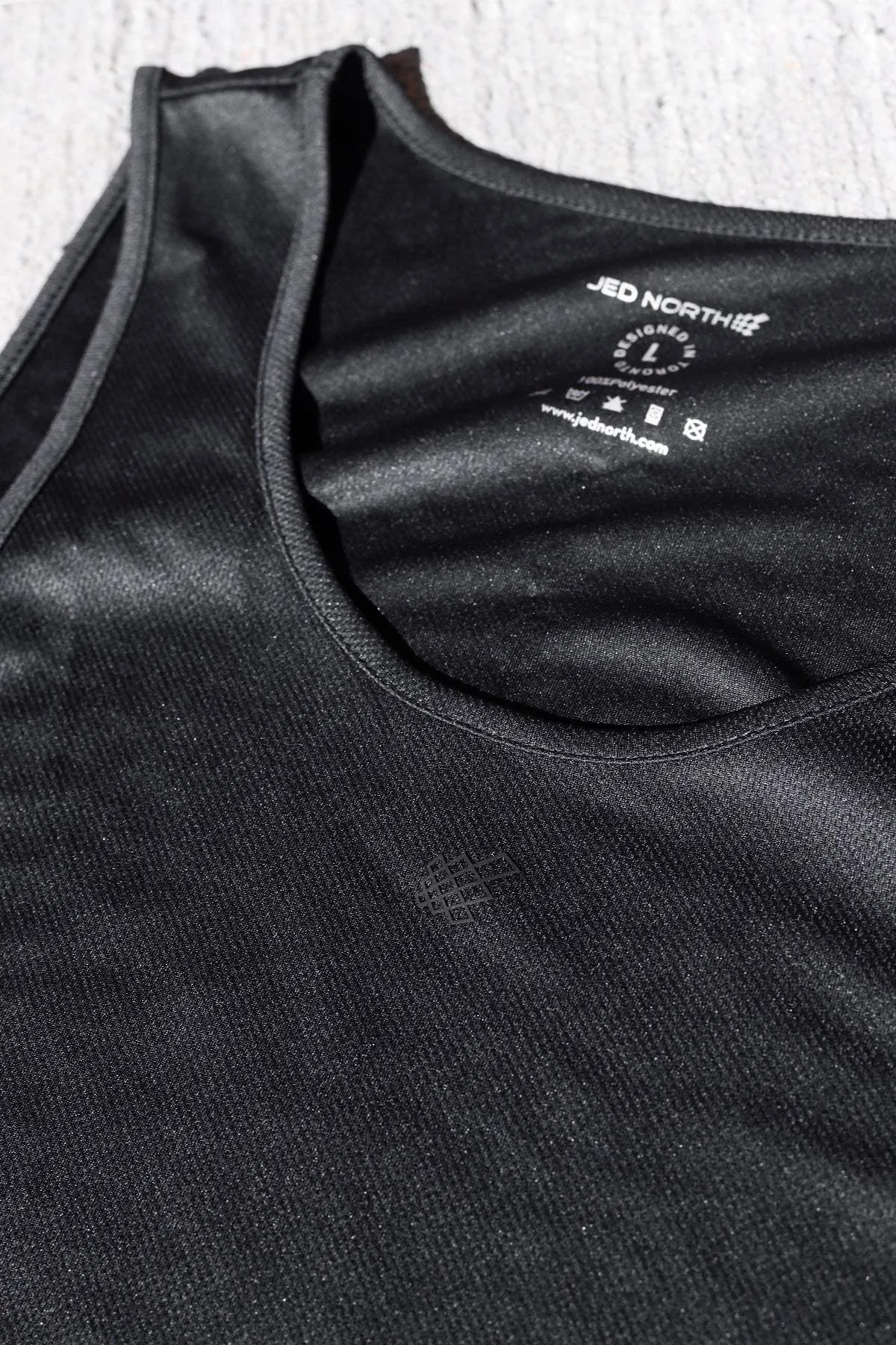 Alpha Microfiber Fast-Dry Gym Tank Top - Obsidian Black Mobility - enhanced Service - oriented