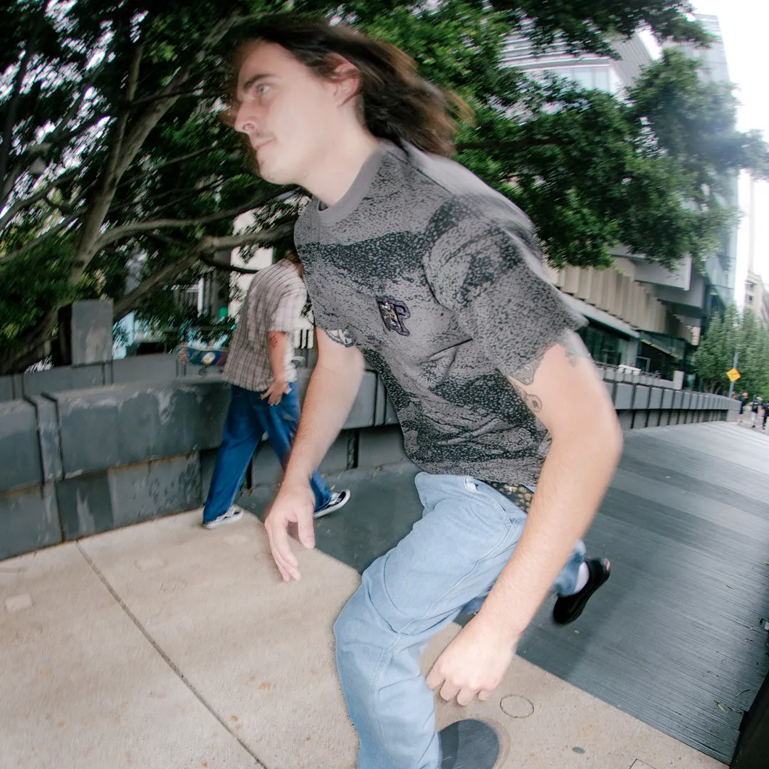 Pass~Port Cave~in Tee - Charcoal Comfy All-Day Minimalist Aesthetic