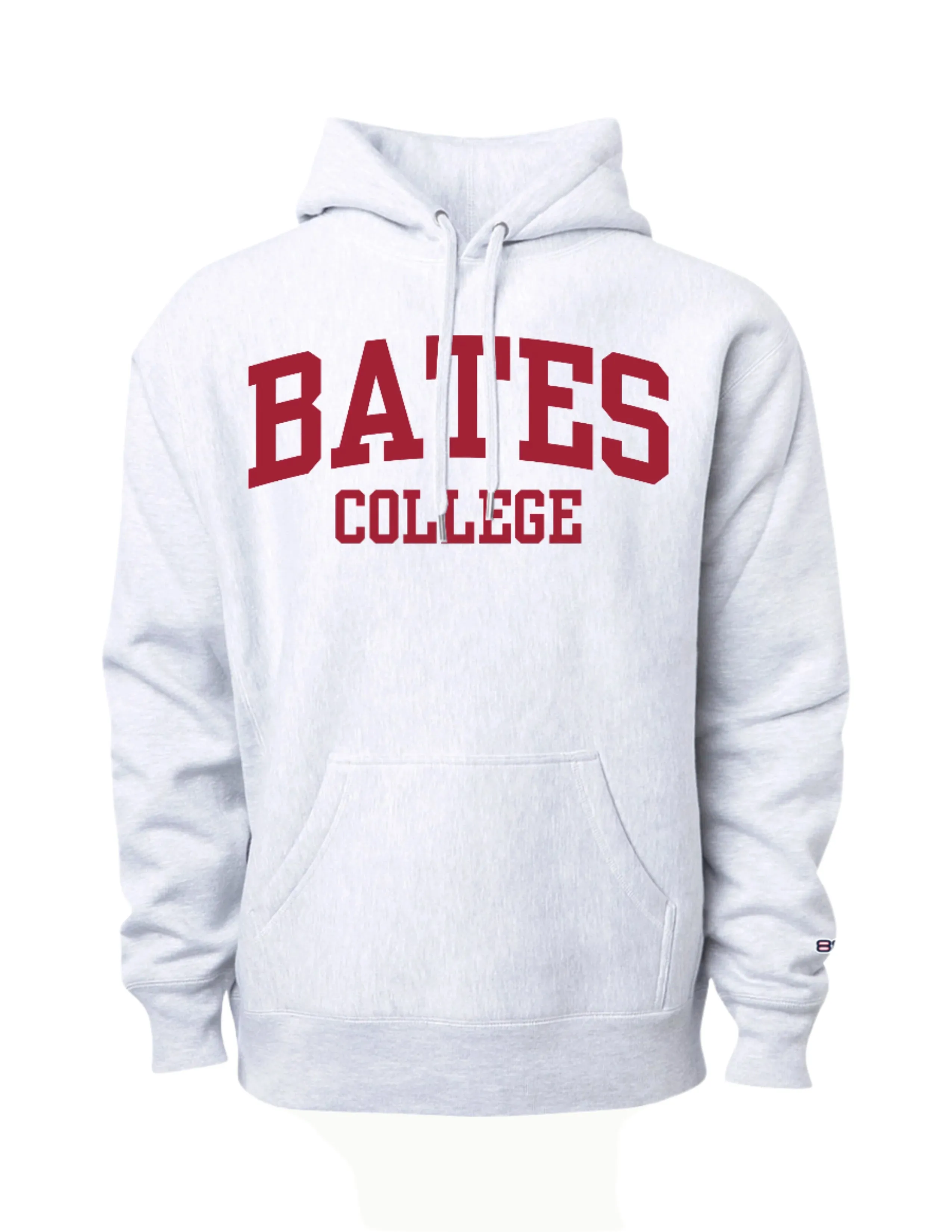 Ash Reverse Weave Hoodie Sweatshirt from MSP Eighty8 - BATES College Athletic Wear Short