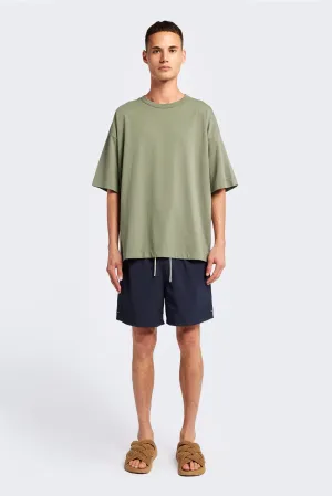 Preppy Style New Wave Swim Short Ink