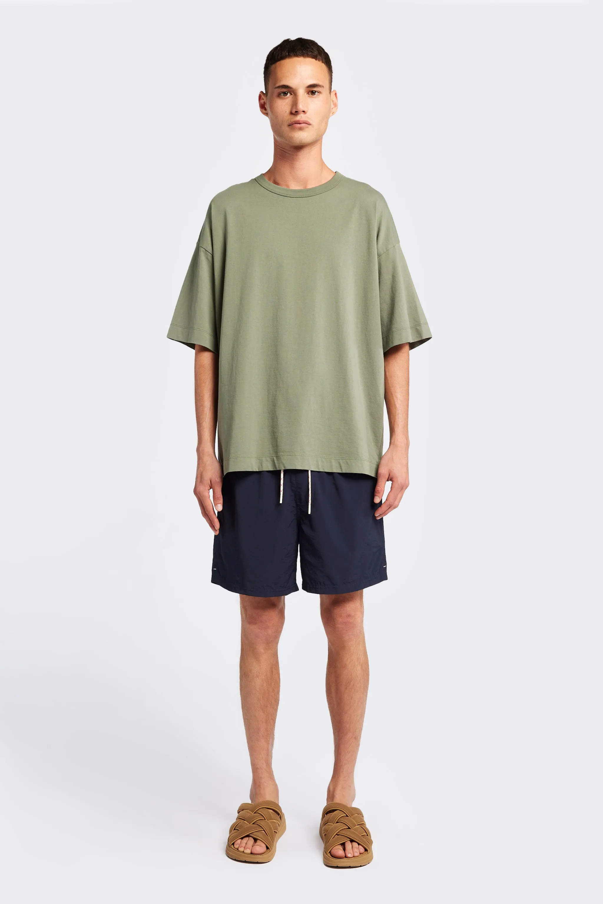 Preppy Style New Wave Swim Short Ink