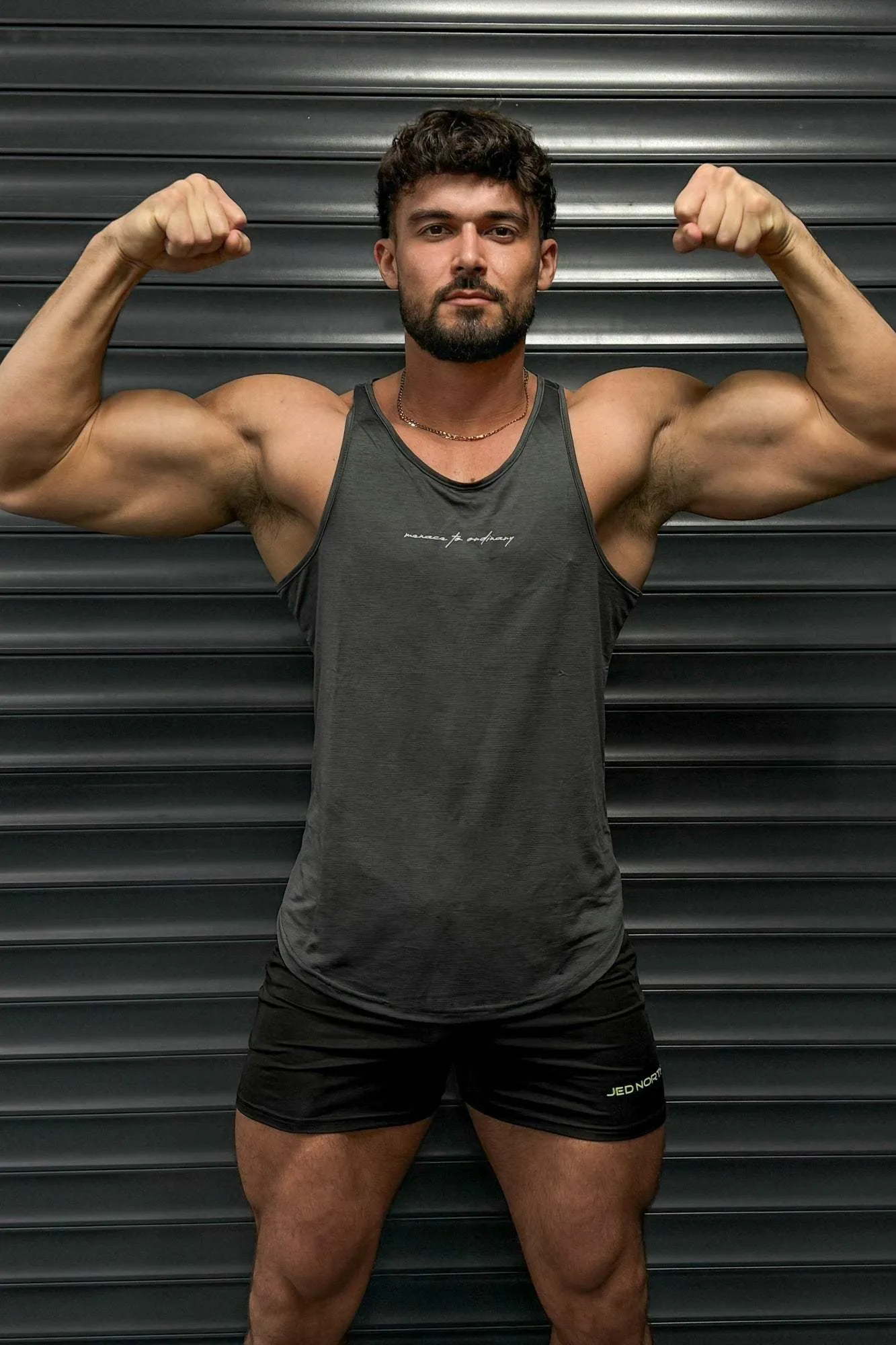 Dynamic Fit Design Dynamic Bodybuilding Stringer - Dark Gray