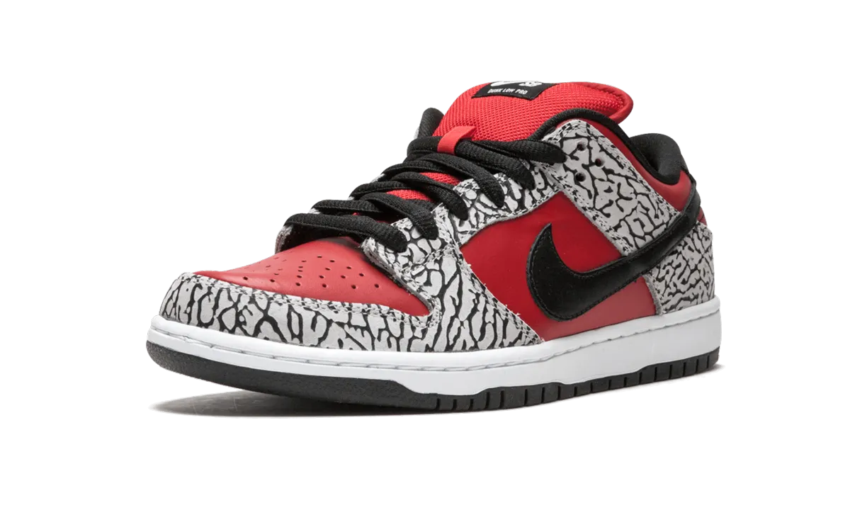 SB Dunk Low Premium "Supreme - Red Cement" Breathable Linings