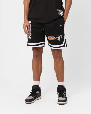 formal shorts Flexible stretch New Era Las Vegas Raiders Mesh Shorts Black