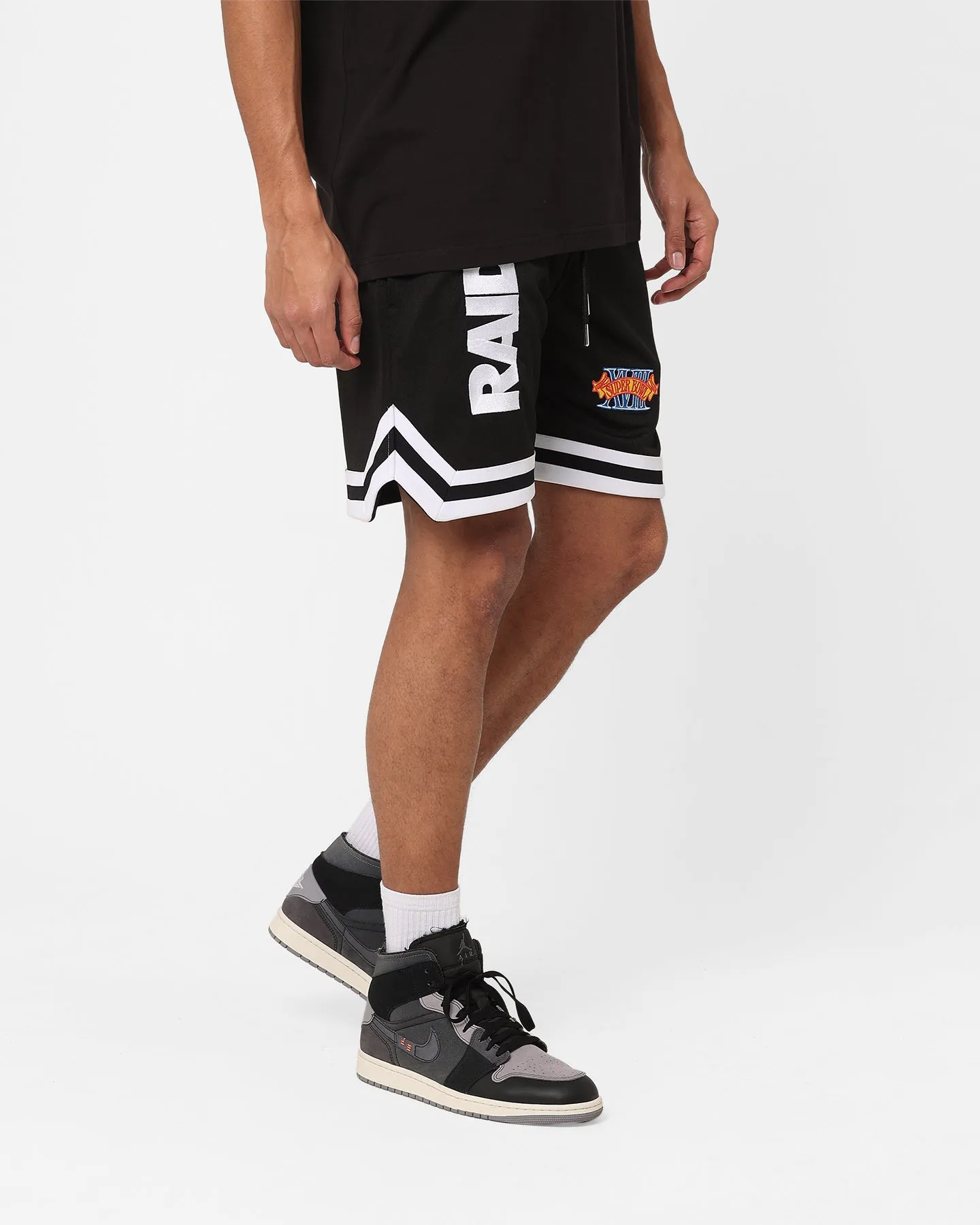 New Era Las Vegas Raiders Mesh Shorts Black Lightweight Flex All Day Comfort Fit