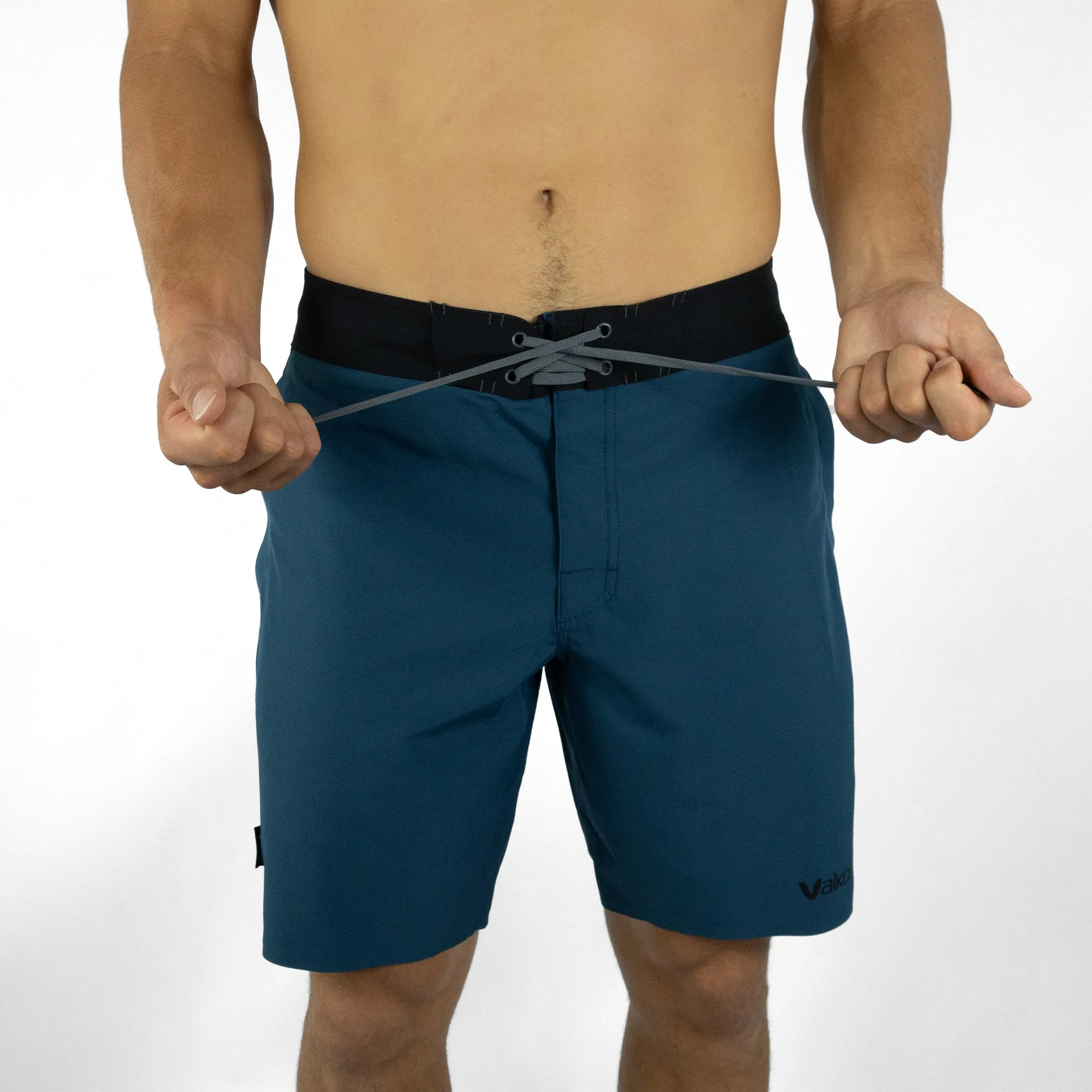 Newport Boardies - Ocean Blue Laser Cut Edges back-to-school
