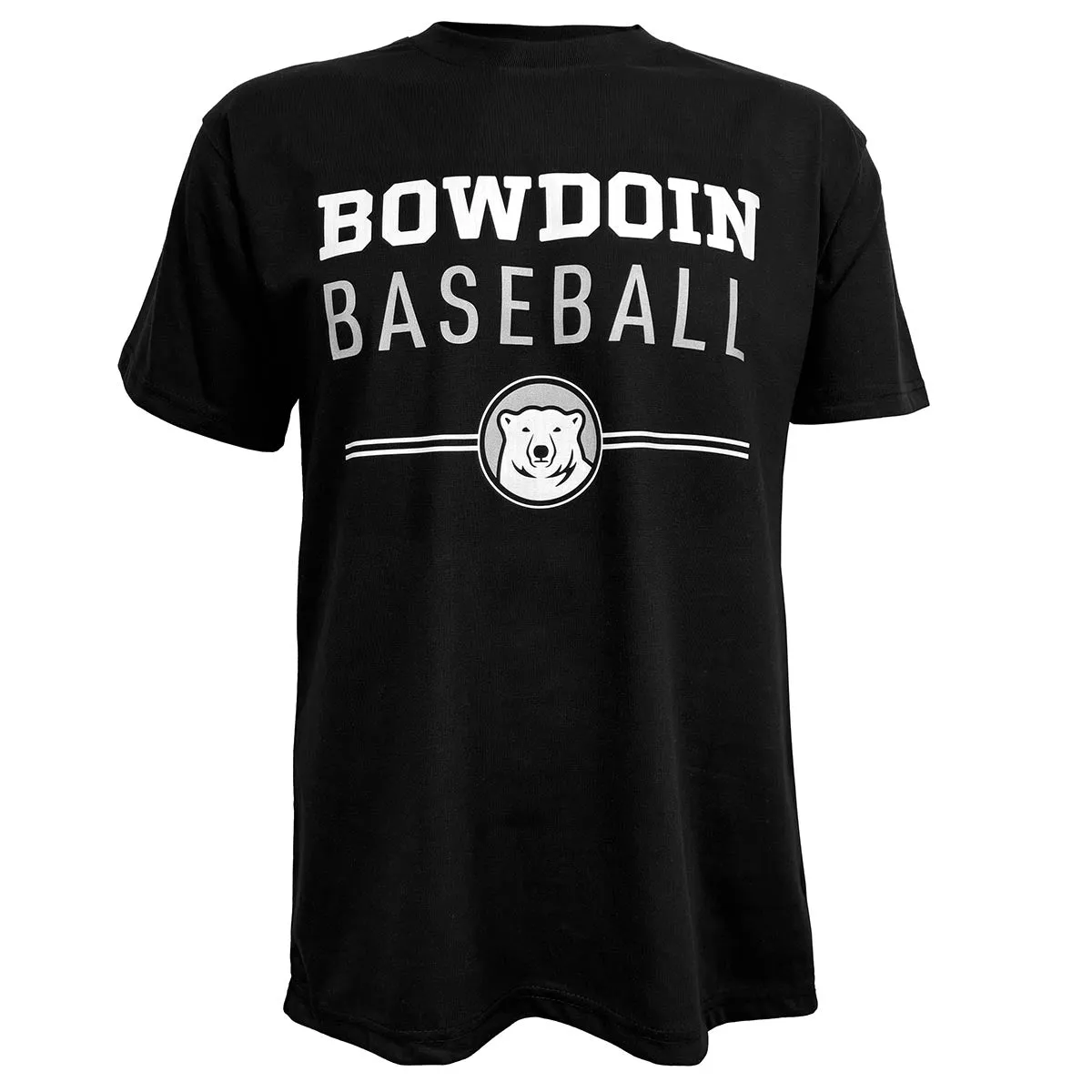 Active Layering Tagless Design Bowdoin Baseball Sustainable Tee from MV Sport